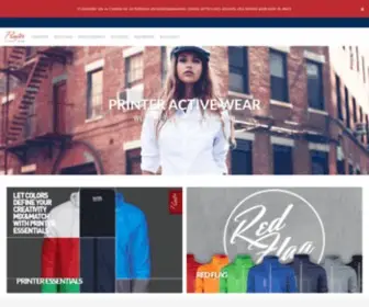Printeractivewear.com(Printer Active Wear) Screenshot