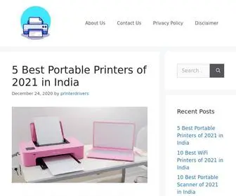 Printerdrivers.co(Find Best Printers From Best Brands) Screenshot