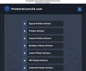 Printerdrivers24.com(Printerdrivers 24) Screenshot