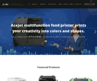 Printeredible.com(Edible Food Printer) Screenshot