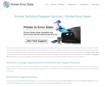 Printererrorstate.com(And Printer Services 24/7) Screenshot