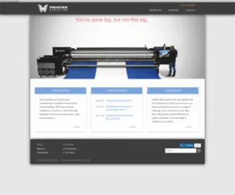 Printerevolution.com(Wide and Grand Format Digital Textile Printers) Screenshot