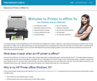 Printerisofflinefix.com(Printerisofflinefix) Screenshot