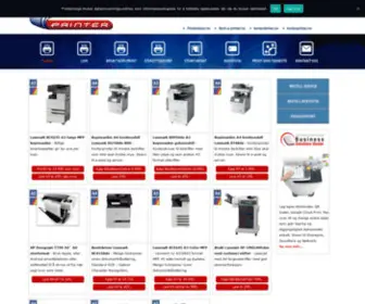 Printernorge.no(Salg og leie av proffe Lexmark kopimaskiner og skrivere) Screenshot