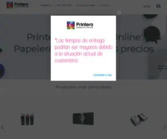 Printero.com.mx(Printero Imprenta Online) Screenshot