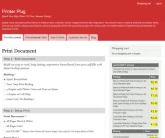 Printerplug.com(Print Document Online in India @) Screenshot