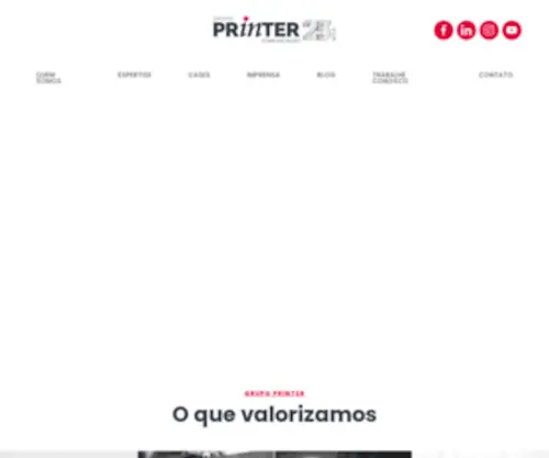 Printerpress.com.br(Grupo Printer) Screenshot