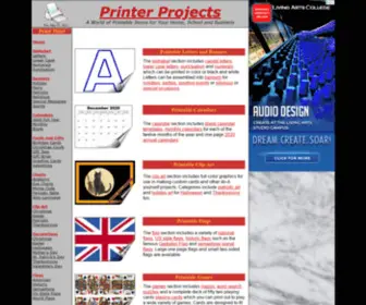 Printerprojects.com(Printer Projects) Screenshot