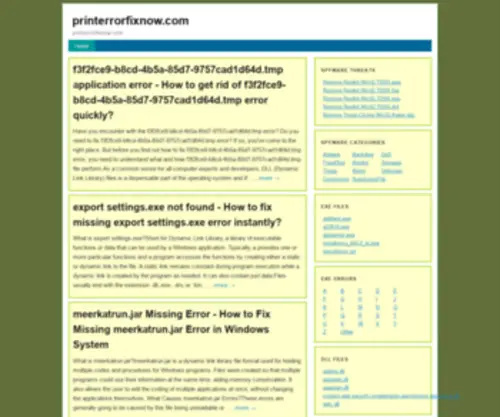 Printerrorfixnow.com(Virus Removal Guides) Screenshot