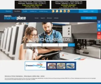 Printersmarketplace.com(Printers Marketplace Classified) Screenshot