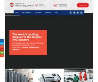 Printersparts.com(Printers Parts & Equipment) Screenshot