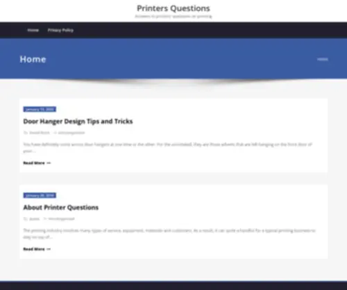 Printersquestions.com(Printers questions) Screenshot