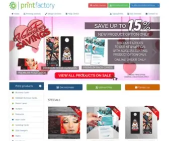 Printfactory.ca(Printing company) Screenshot