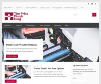 Printfinishblog.com(The Print Finish Blog) Screenshot