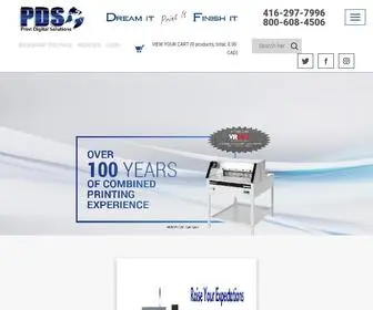 Printfinishingequipment.ca(Printing Equipment Toronto) Screenshot