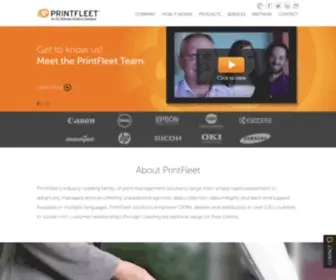 Printfleet.com(Device Management software from ECI Software Solutions) Screenshot