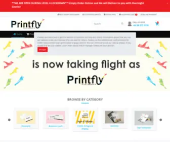 Printfly.co.nz(Best value online printing company) Screenshot