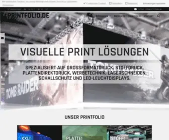 Printfolio.de(Fassadenbanner) Screenshot
