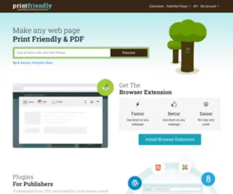 Printfriendly.com(PDF Tools for Documents and Web Pages) Screenshot