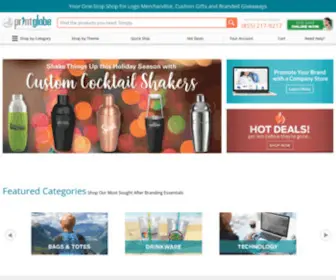 Printglobe.com(Custom Printed Promotional Items) Screenshot