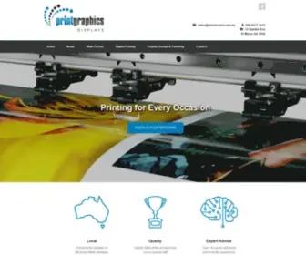 Printgraphicsdisplays.com.au(Print Graphics Displays) Screenshot