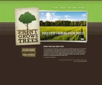 Printgrowstrees.org(Print Grows Trees) Screenshot