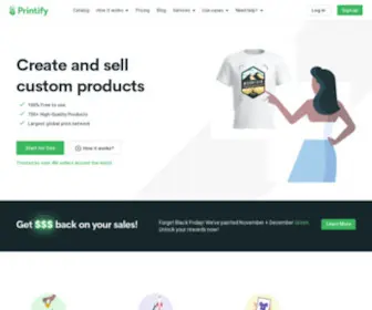 Printify.com(Printify Drop Shipping & Printing Service for E) Screenshot