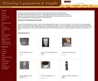 Printingequipmentandsupply.com(Printingequipmentandsupply) Screenshot