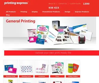 Printingexpress.com.au(Printing Express) Screenshot