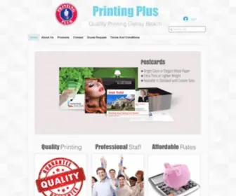 Printingplusdelray.com(Printing Services For Business) Screenshot