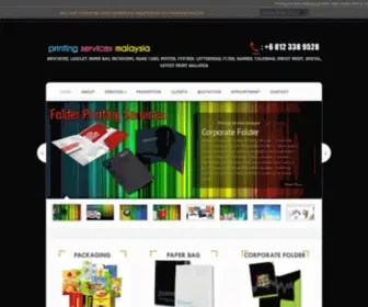 Printingservicesmalaysia.com(ONE STOP PRINTING SERVICES COMPANY) Screenshot