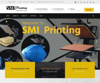 Printingsmi.com(High Quality Screen Printing) Screenshot