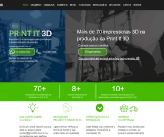 Printit3D.com.br(Serviço de impressão 3D na Print It 3D) Screenshot