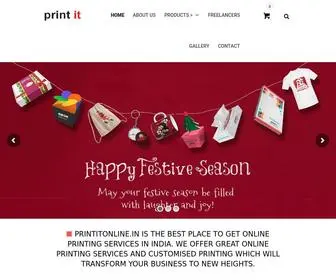 Printitonline.in(Online Printing Services Kochi Printit) Screenshot