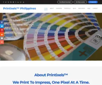 Printixels.com(Full Service Printing Company in Cavite) Screenshot