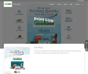 Printlink.co.in(Print Link) Screenshot