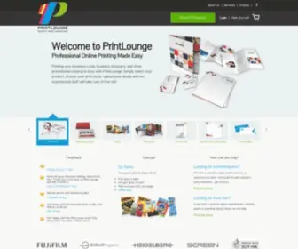 Printlounge.co.nz(Professional Online Printing Made Easy) Screenshot