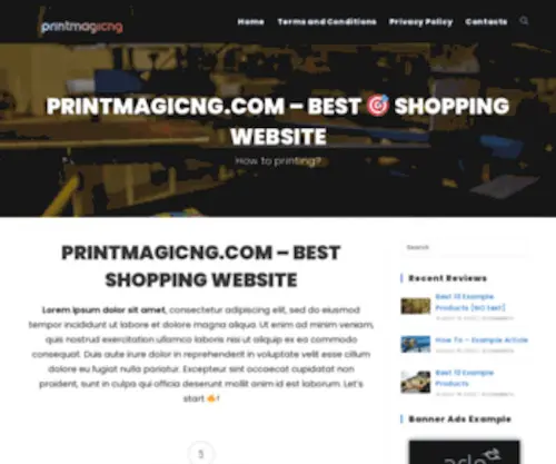 Printmagicng.com(Screen Printing Suppot) Screenshot