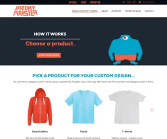 Printmonster.com(Printing company) Screenshot