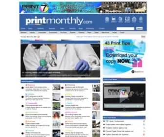 Printmonthly.com(Print blog) Screenshot