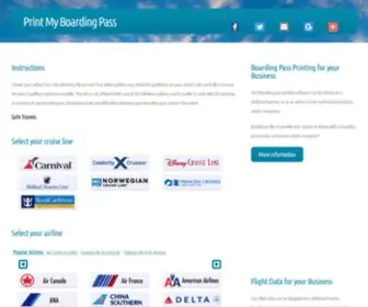 Printmyboardingpass.com(Print My Boarding Pass) Screenshot