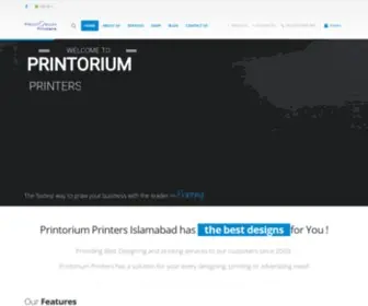 Printoriumprinters.com(Printing-Designing-Advertising-Web Design) Screenshot