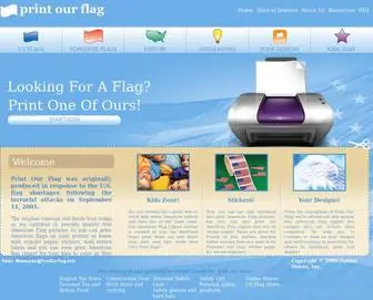 Printourflag.com(Print Our Flag) Screenshot