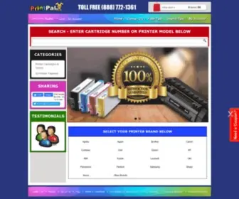 Printpal.com(Discount Printer Ink Printer Cartridges HP) Screenshot