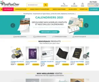 Printpascher.com(L'imprimerie en ligne pour l'impression pas cher de vos documents et supports de com) Screenshot