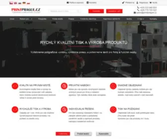 Printprague.cz(Tisk a výroba polygrafických produktů) Screenshot