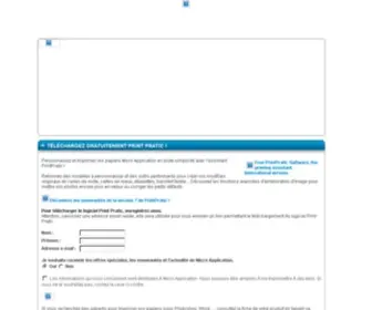 Printpratic.fr(Micro Application) Screenshot