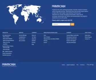 Printronix.com(Industrial Grade Enterprise Printing Solutions) Screenshot