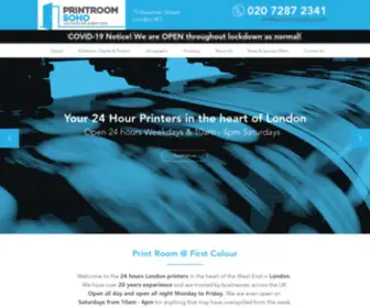 Printroomsoho.com(Printroom Soho) Screenshot