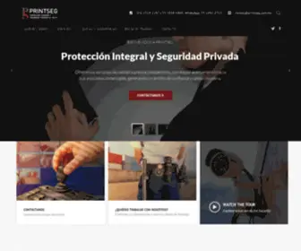 Printseg.com.mx(Protección Integral y Seguridad Privada) Screenshot